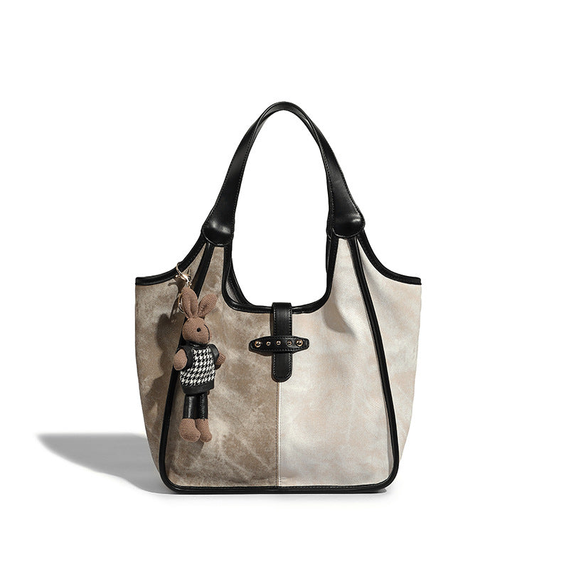 Bolso de mano Jazz Bunny, estilo retro, de gran capacidad 