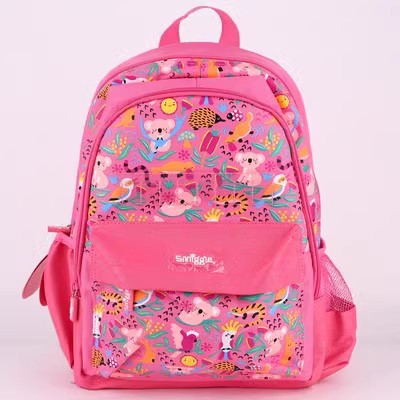 Mochila australiana Smiggle para estudiantes de primaria, mochila de tamaño mediano con peso reducido y mochila ultraligera. 