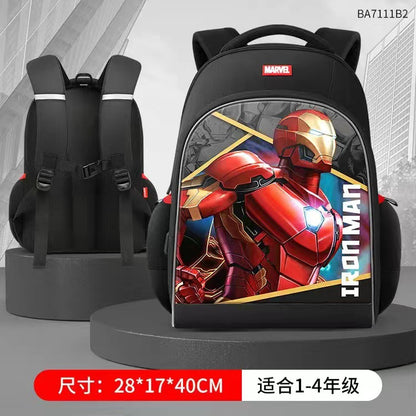 Mochila escolar genuina de Disney Marvel para niños, para estudiantes de primaria, de 1.º a 3.º grado, ligera, de gran capacidad, para niños, venta al por mayor 