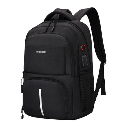 A backpack men&#039;s large-capacity simple business computer backpack outdoor leisure travel student bag factory wholesale