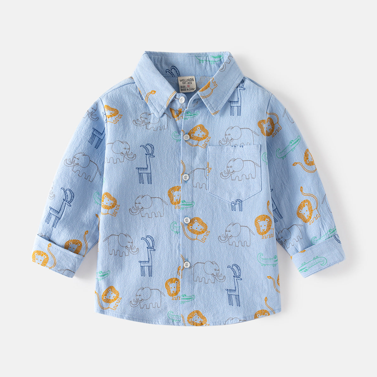 Camisas de algodón de manga larga para niños de nuevo estilo de primavera y otoño, camisas de comercio exterior de estilo coreano para bebés y niños 