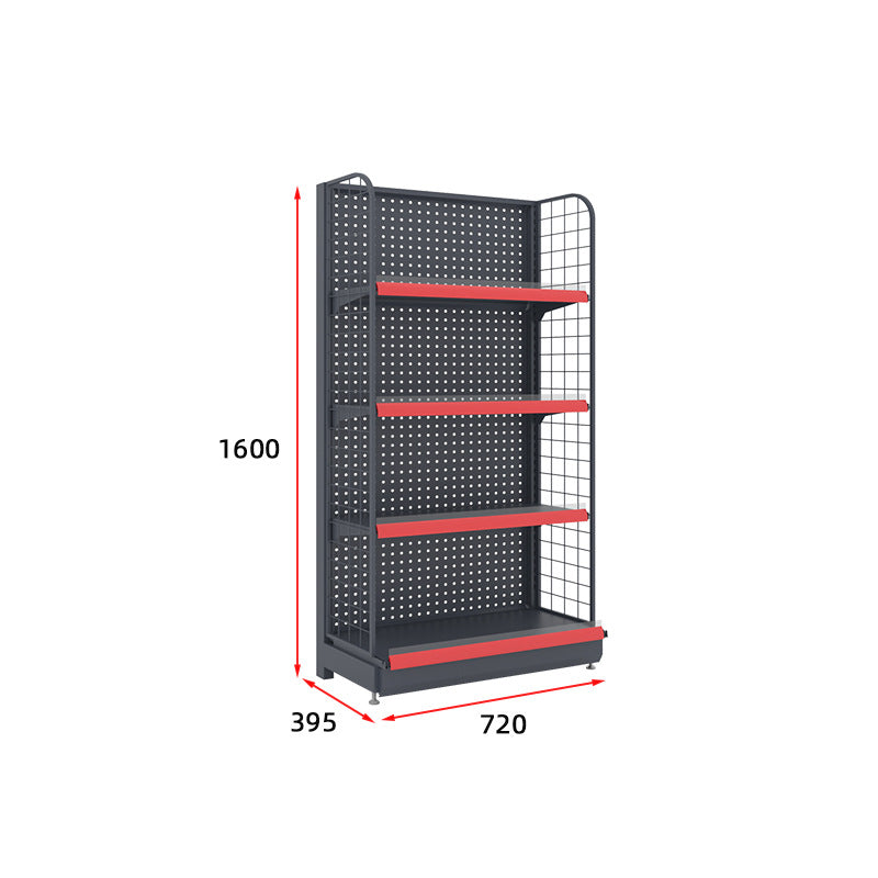 A Convenience store shelves, boutiques, snack store shelves, double-sided hole board display racks, supermarket shelf display racks