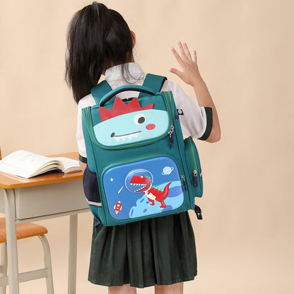 A Wholesale of 2024 new primary school school student backpacks, girls and children's suitcase, boys detachable drag cartoon