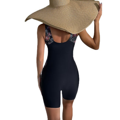 Traje de surf de comercio exterior europeo y americano, traje de baño de una pieza sin mangas para mujer, traje de baño de aguas termales, fabricante de trajes de buceo, ventas directas, el más vendido en Oriente Medio, 0,3 KG 