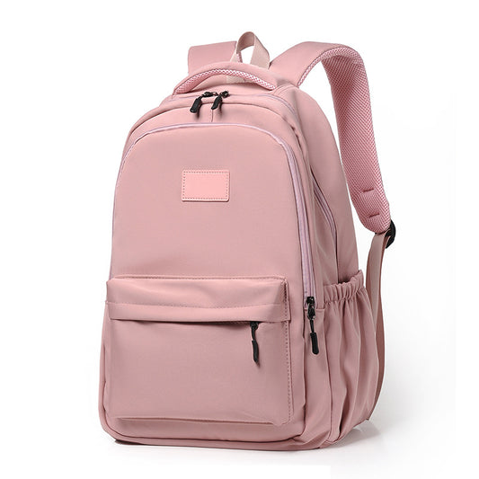 Una nueva mochila escolar, mochila de viaje liviana, bolsa para computadora portátil de gran capacidad, mochila sencilla para estudiantes de secundaria y preparatoria 