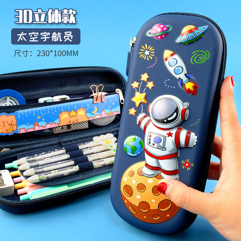 A Pupils cartoon EVA pencil case 3D stereo pencil case cute cartoon creative children&#039;s multifunctional pencil case