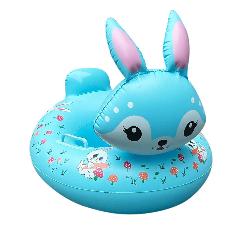 A Water Seat Ring Children's Swimming Seat Ring Animal Pattern 17 Patterns to Choose from 0-5-year-old Baby Seat Ring