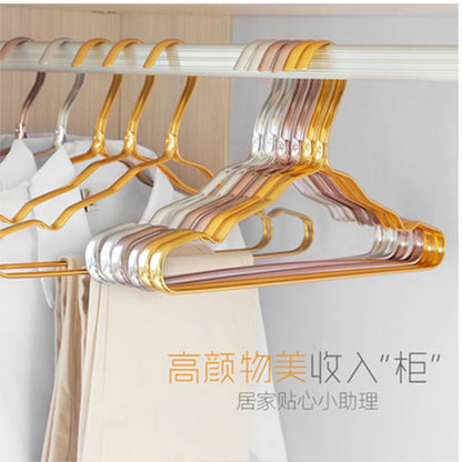 A Aluminum alloy adult household hanger clothes hanging clothes support Space aluminum drying rack Anti-rust balcony drying rack