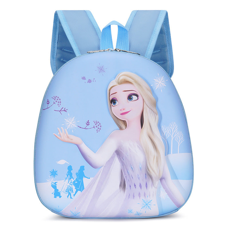 Mochila infantil de dibujos animados en 3D tridimensional, nueva mochila pequeña para clase de jardín de infantes, mochila de cáscara de huevo de dinosaurio linda de moda 