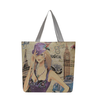 student tote portable canvas bag