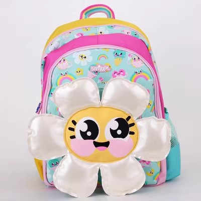 Mochila australiana Smiggle para estudiantes de primaria, mochila de tamaño mediano con peso reducido y mochila ultraligera. 