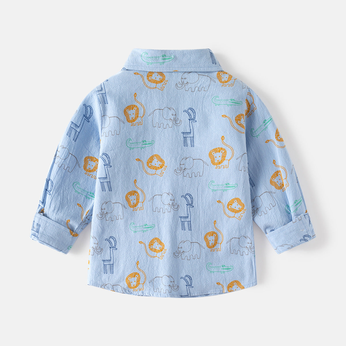 Camisas de algodón de manga larga para niños de nuevo estilo de primavera y otoño, camisas de comercio exterior de estilo coreano para bebés y niños 