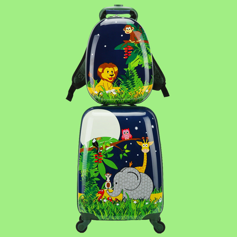 Children's suitcase, school bag, 18 inch universal wheel