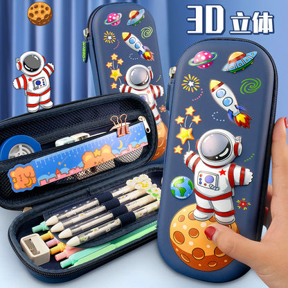 A Pupils cartoon EVA pencil case 3D stereo pencil case cute cartoon creative children&#039;s multifunctional pencil case