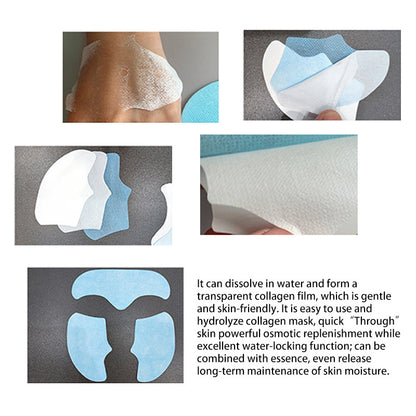 A YURHERSU Cross-border Collagen Mask Sticker Moisturizing and Firming Hydrating Mask Sticker MOQ: 10 BOXES