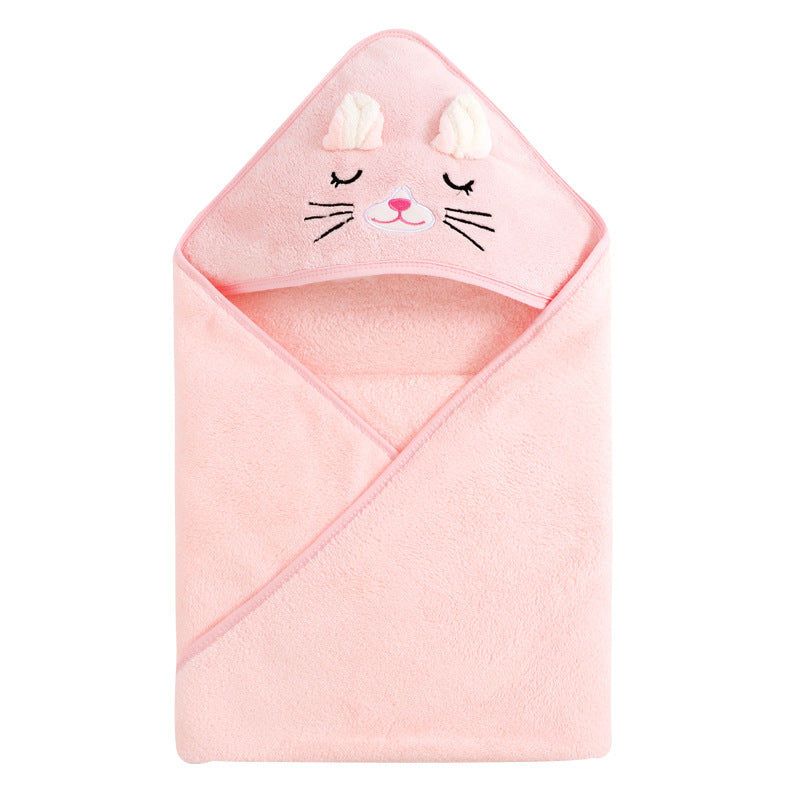 Baby holding a blanket bath towel  0.15kg any color mix Minimum purchase of 3 items