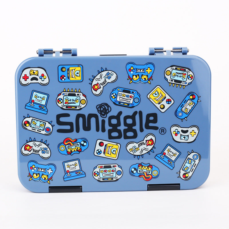 Lonchera australiana Smiggle, lonchera de gran capacidad, caja de fruta para estudiantes