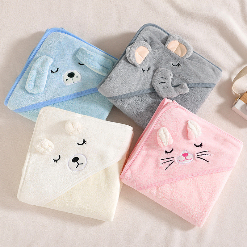 Baby holding a blanket bath towel  0.15kg any color mix Minimum purchase of 3 items