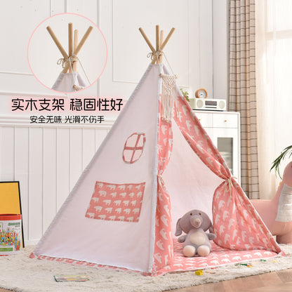 A little flying goose children's tent boys and girls play house small house kindergarten activities foldable tent small tent