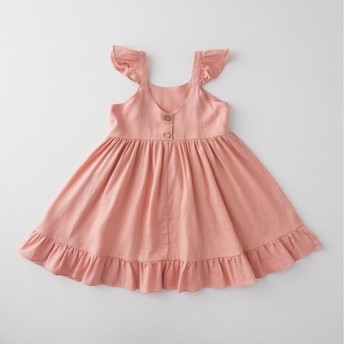 Un producto nuevo de verano de 2024 Vestido de algodón y cáñamo para niña Vestido tipo bandolera para bebé Camiseta sin mangas Falda Amazon International Cross border Instagram