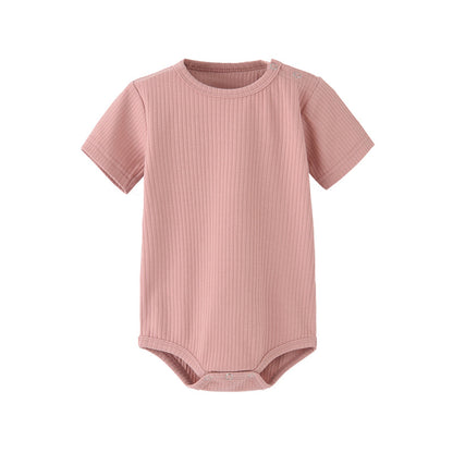 Instagram's best-selling summer baby bag, fart clothes, newborn crawling clothes, baby short sleeved triangular jumpsuit, baby crawling clothes