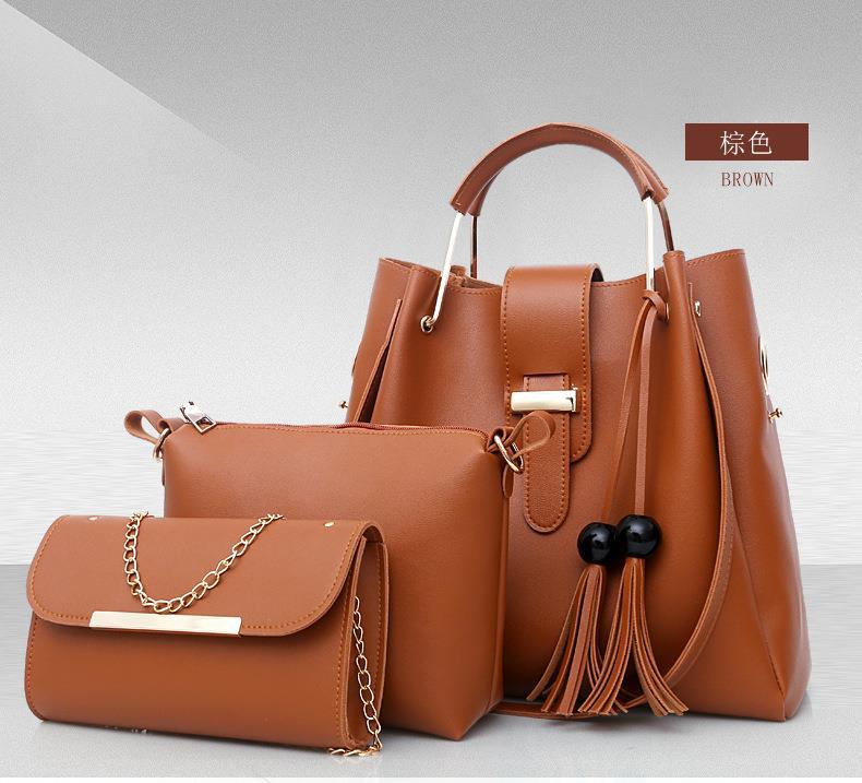 A-bag Women's Cross border 2023 New European and American Handheld Women's Bag Fashion One Shoulder Water Bucket Women's Box Baozi Mother Bag Mommy