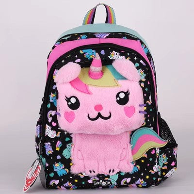 Mochila australiana Smiggle para estudiantes de primaria, mochila de tamaño mediano con peso reducido y mochila ultraligera. 