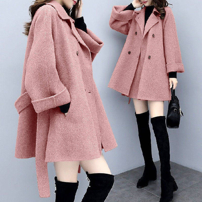 A suit women's autumn and winter small fragrant woolen coat fashion short skirt woolen skirt suit women's two-piece suit