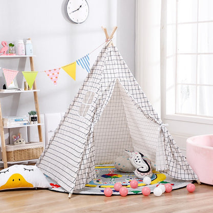 A Indian Tent Children's Indoor Small Tent Outdoor Camping Princess Castle Play House Toy House