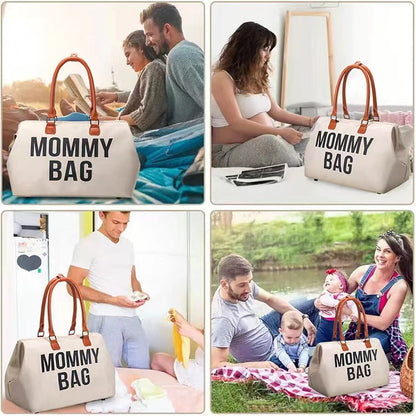 Bolso de momia portátil de moda, bolsos tipo bandolera, bolso de mano para madre, 0,95 kg 