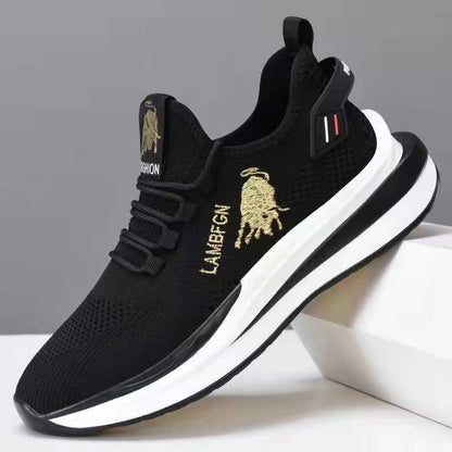 A factory direct sales summer new men's mesh casual Korean version sports shoes student running shoes wear-resistant track shoes