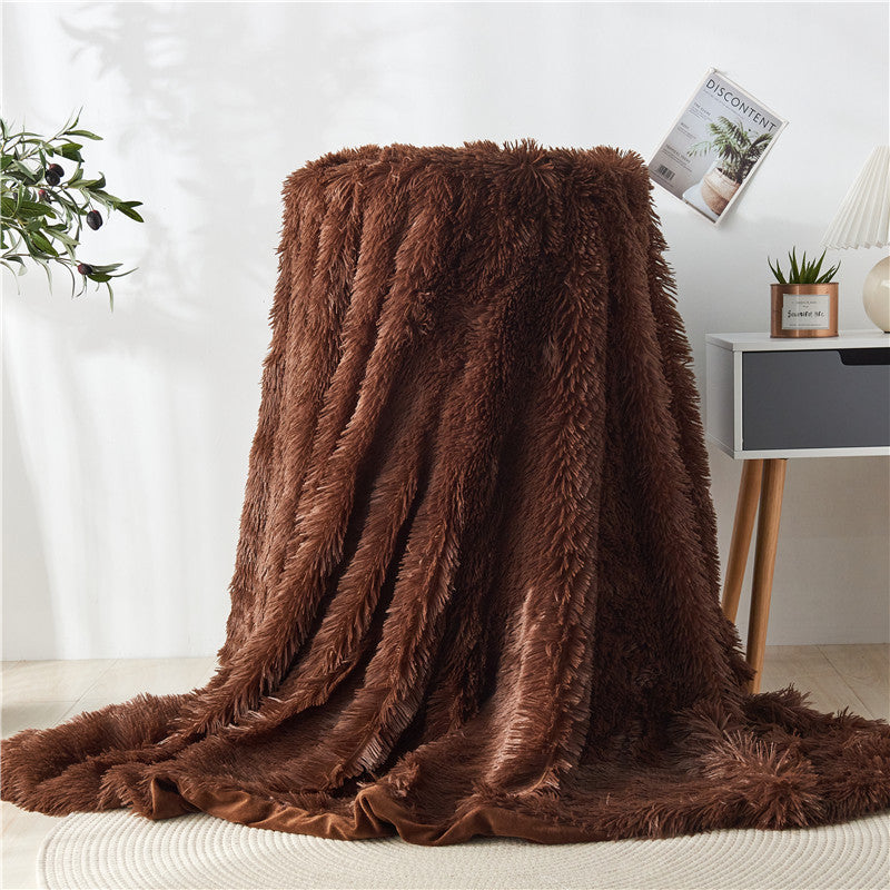 A Cross-border Amazon blanket Plush blanket Foreign trade surface Double blanket Car blanket Nap blanket Double knee blanket