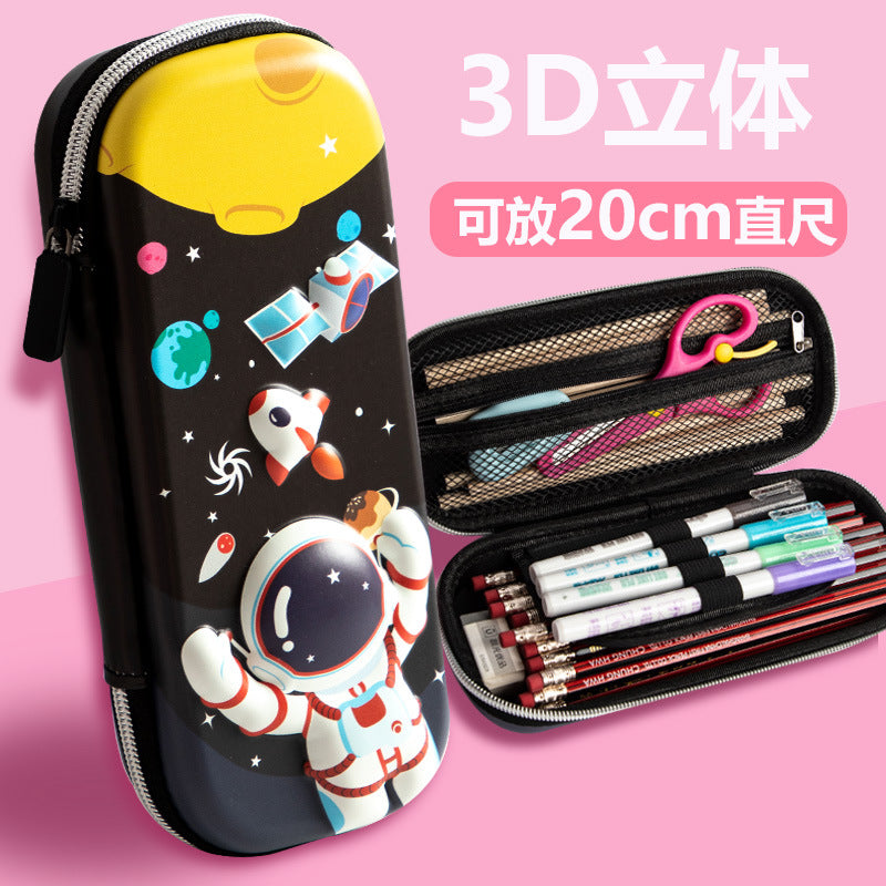 A Korean girls&#039; pencil case creative EVA girls&#039; heart stationery bag large-capacity pencil case for male and female primary school students