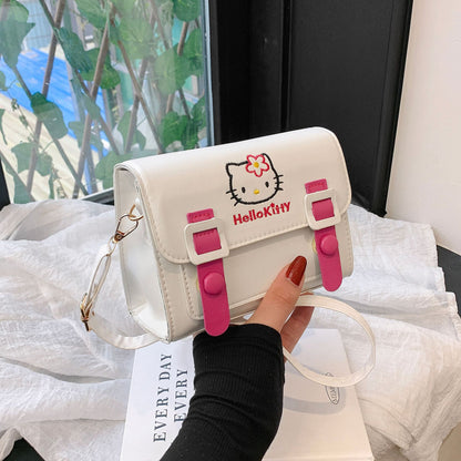 ns style cute contrasting color small square bag shoulder crossbody bag