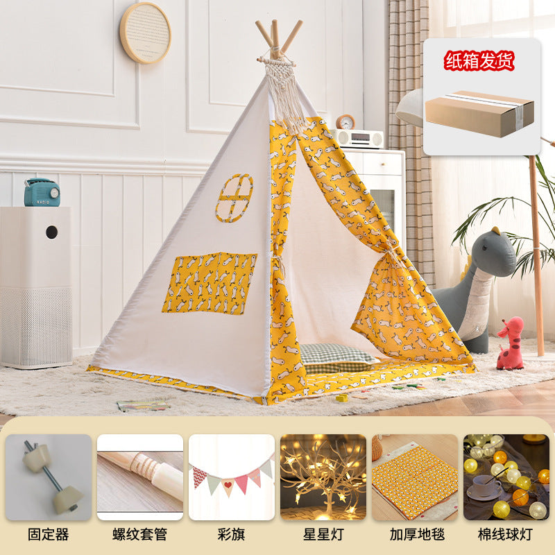 A little flying goose children's tent boys and girls play house small house kindergarten activities foldable tent small tent