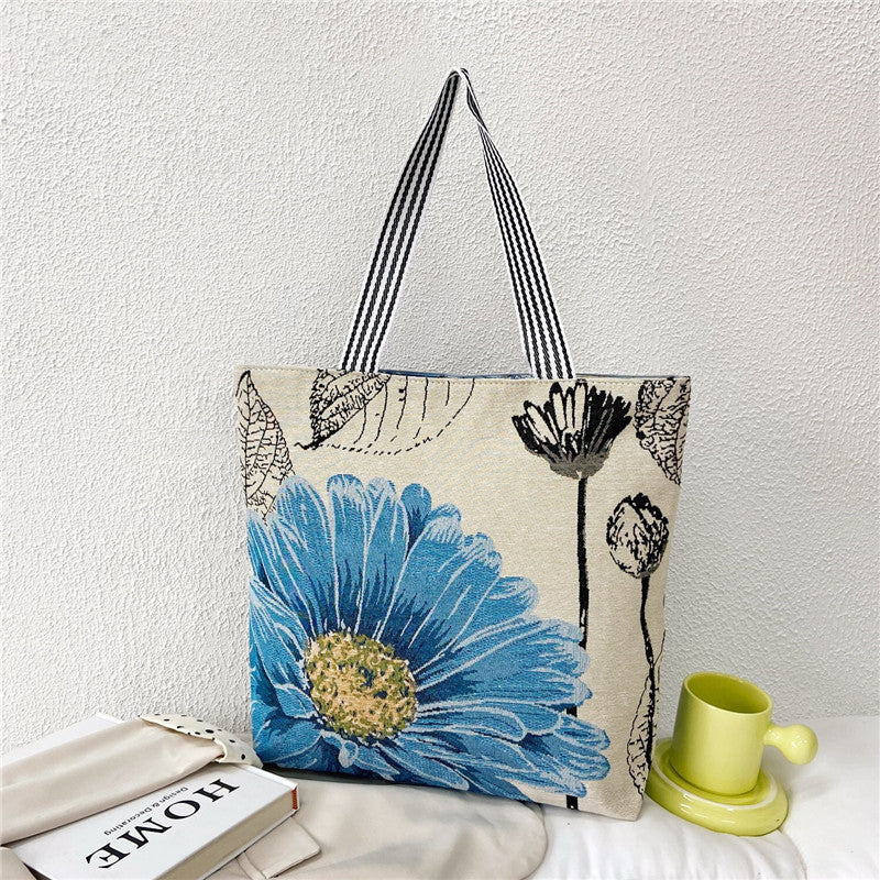 student tote portable canvas bag