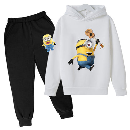 A children's hoodie set sweater trousers spring and autumn explosion new South East Asia Europe and the United States cartoon cute boys and girls