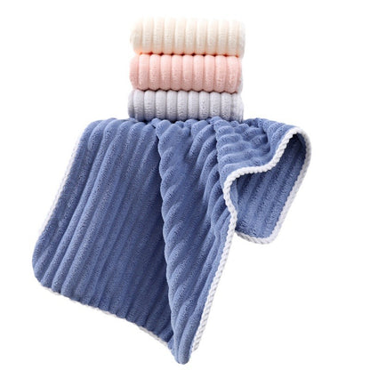 A candy small fleece towel Douyin live coral fleece face towel can be customized logo packaging face towel wholesale