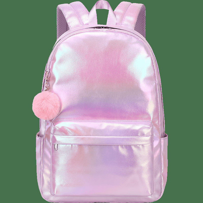 A Cross border 2024 Primary School Students Third to Sixth Grades Three piece Set of backpacks Waterproof Large Capacity Insulation Bag Colorful Backpack