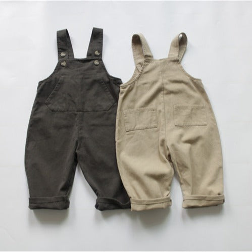 Pantalones para niños de primavera y otoño, edición coreana, pantalones con pechera para niños, mono deportivo de algodón para niñas, pantalones versátiles, 0,12 kg 