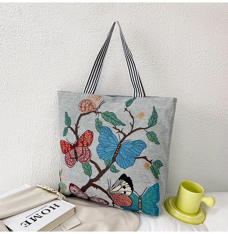 student tote portable canvas bag