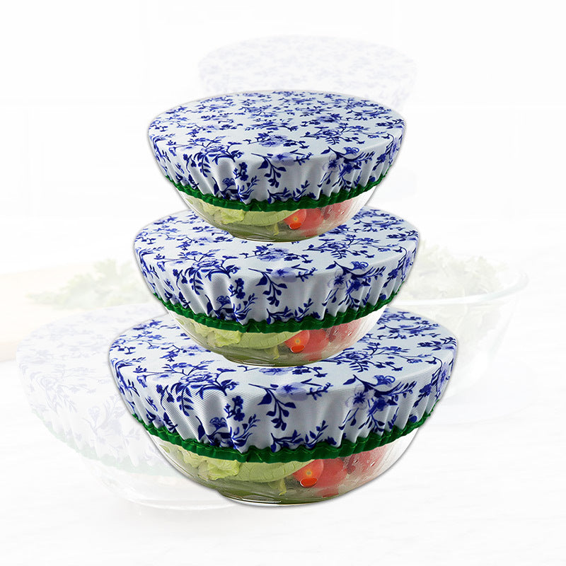 A Amazon new kitchen supplies American bowl cover 3-piece set reusable bowl cover dish cover