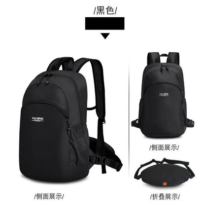 A new backpack female mountaineering outdoor sports bag travel bag riding large-capacity folding combination suit purse