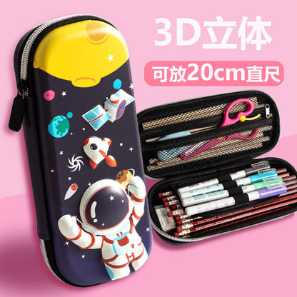 A Korean girls&#039; pencil case creative EVA girls&#039; heart stationery bag large-capacity pencil case for male and female primary school students