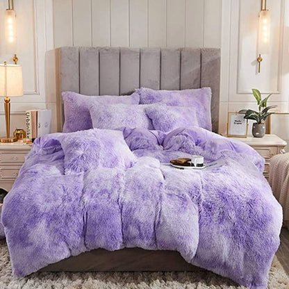 A water mink four-piece set plush crystal plush quilt cover Amazon cross-border foreign trade three or four-piece set manufacturer wholesale