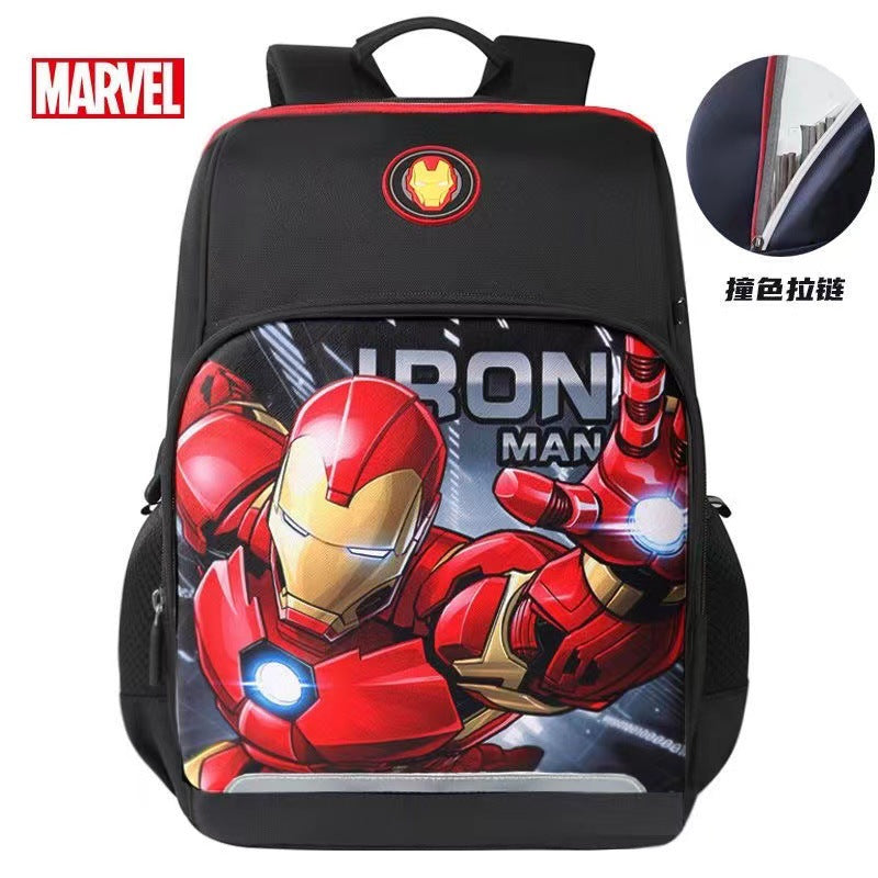 A Disney Marvel genuine children's schoolbag for primary school students 1-3 grade lightweight large-capacity boys' schoolbag wholesale