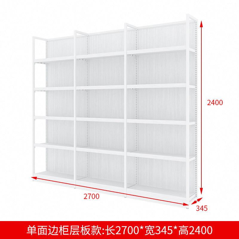 A steel and wood shelves, small supermarket shelves, island display shelves, stationery, toys, pharmacies, convenience stores, snack shelves