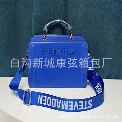 Handbag Letter Shoulder Bag Solid Color Crossbody Bag 0.7KG