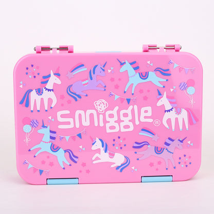 Lonchera australiana Smiggle, lonchera de gran capacidad, caja de fruta para estudiantes