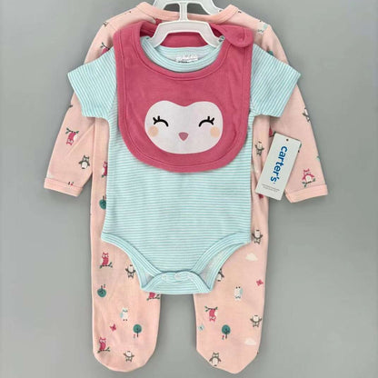 Baby suits, onesies, cross-border exports, 3 sets of wholesale children's clothes, Ha clothes, onesies, boys and girls